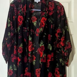 Kimono Blazer Cover-up Size 2X by Siren Lily